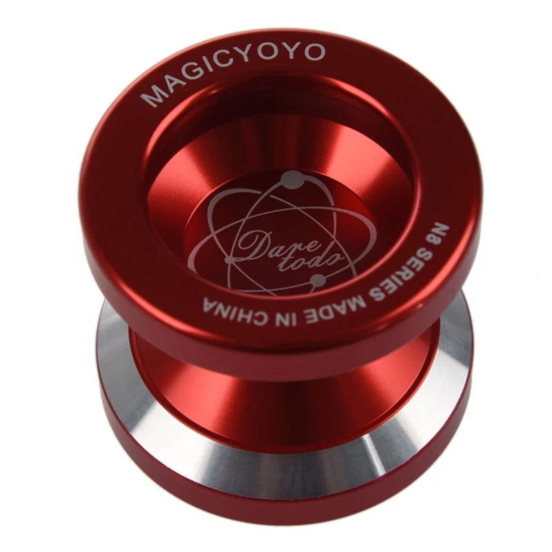 MAGICYOYO N8 Super Professional YoYo + String + Free Bag +Free Glove (Red)