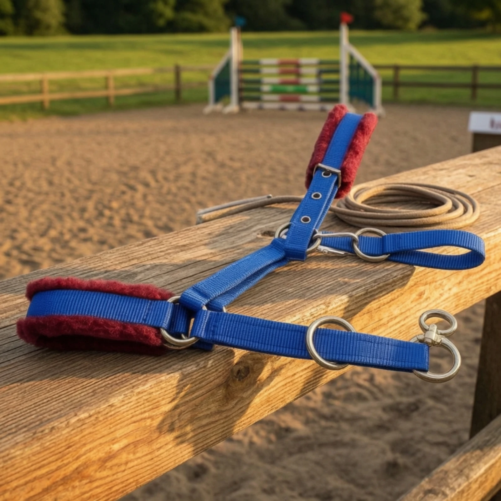 Horse Halter Sturdy Padded Halter Tack Safe Secure for Equestrians, Turnout, Training