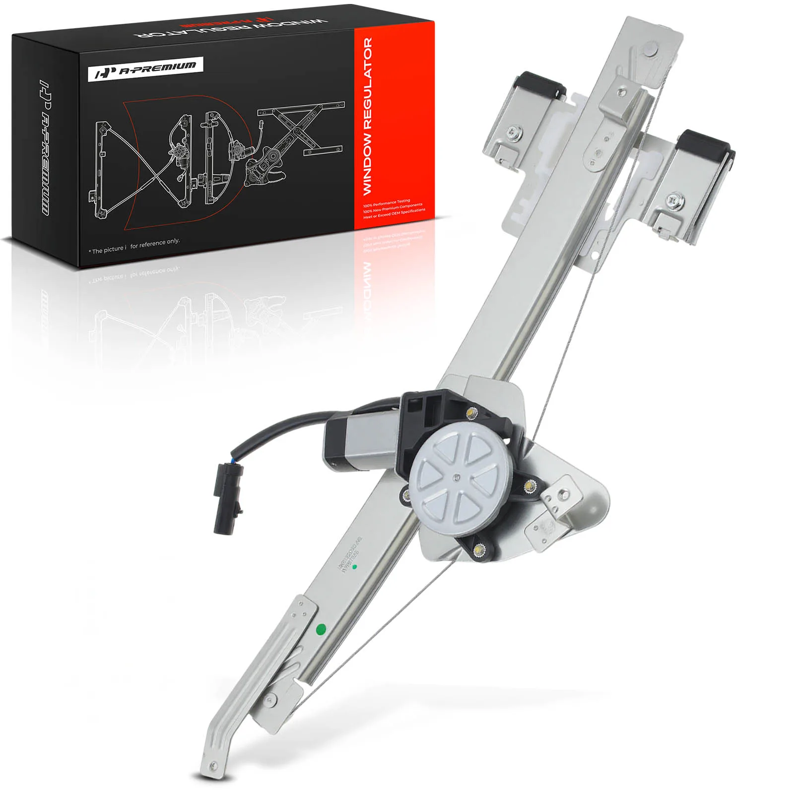 A-Premium Rear Passenger Side Power Window Regulator for Chevrolet Equinox GMC Terrain 2012 2013 2014 2015 2016 2017