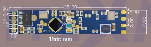 HLK-LD2410 HLK-LD2410B 24G FMCW 24GHz Smart Human Presence Sensing Radar Modul Millimeter Wave Motion Switch Sensor 5V – Detail 3