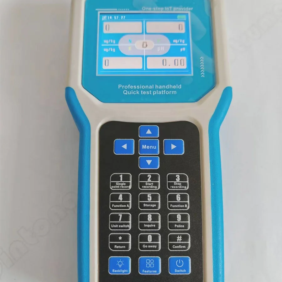 Tester dei nutrienti del suolo Sensore di umidità della temperatura di conducibilità PH del suolo NPK