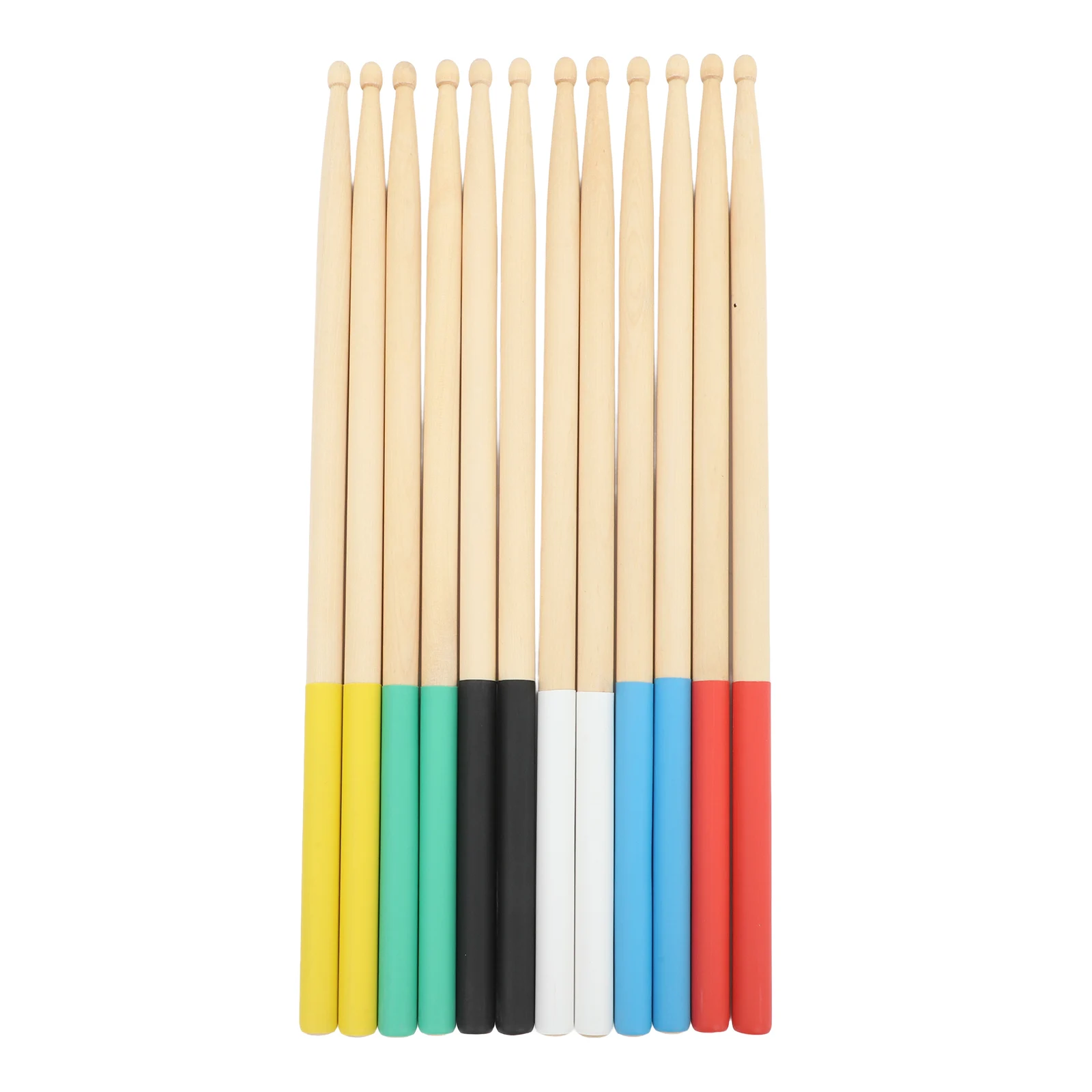 

6 Pairs Classic Drum Stick Anti-slip Drumsticks for Electronic Light Pink Child