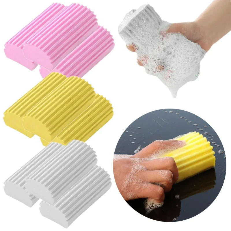 

3/1Pcs Damp Clean Duster Sponge Polishing Cleaning Sponge Car Detailing Tools Waxing Foam Car Wash Brushes Auto Accessories