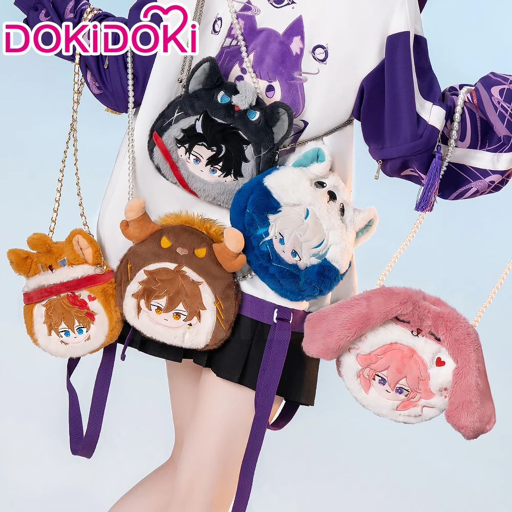 Furina/Venti/Xiao/Kazuha/Wanderer Wallet Cosplay Props Game Genshin Impact DokiDoki Scaramouche Cute Furry Wallet Focalors