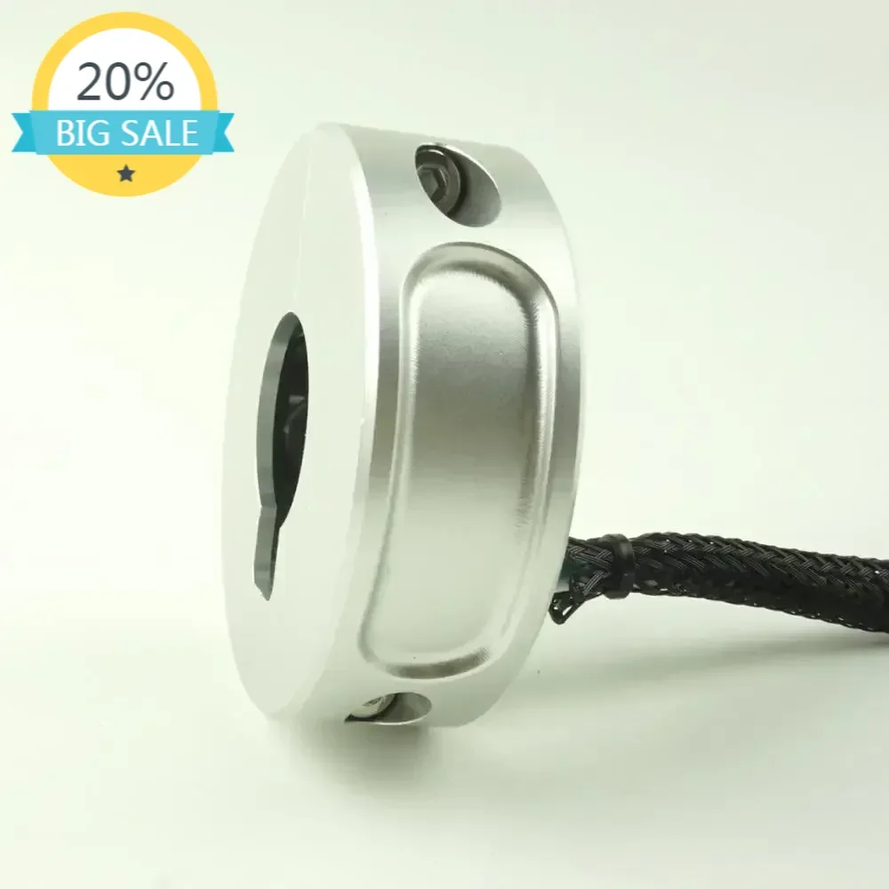 

Universal CNC Vintage Motorcycle Handlebar Mount Switch Cafe Racer Handlebar Control Switch Headlight Spotlight Start Button