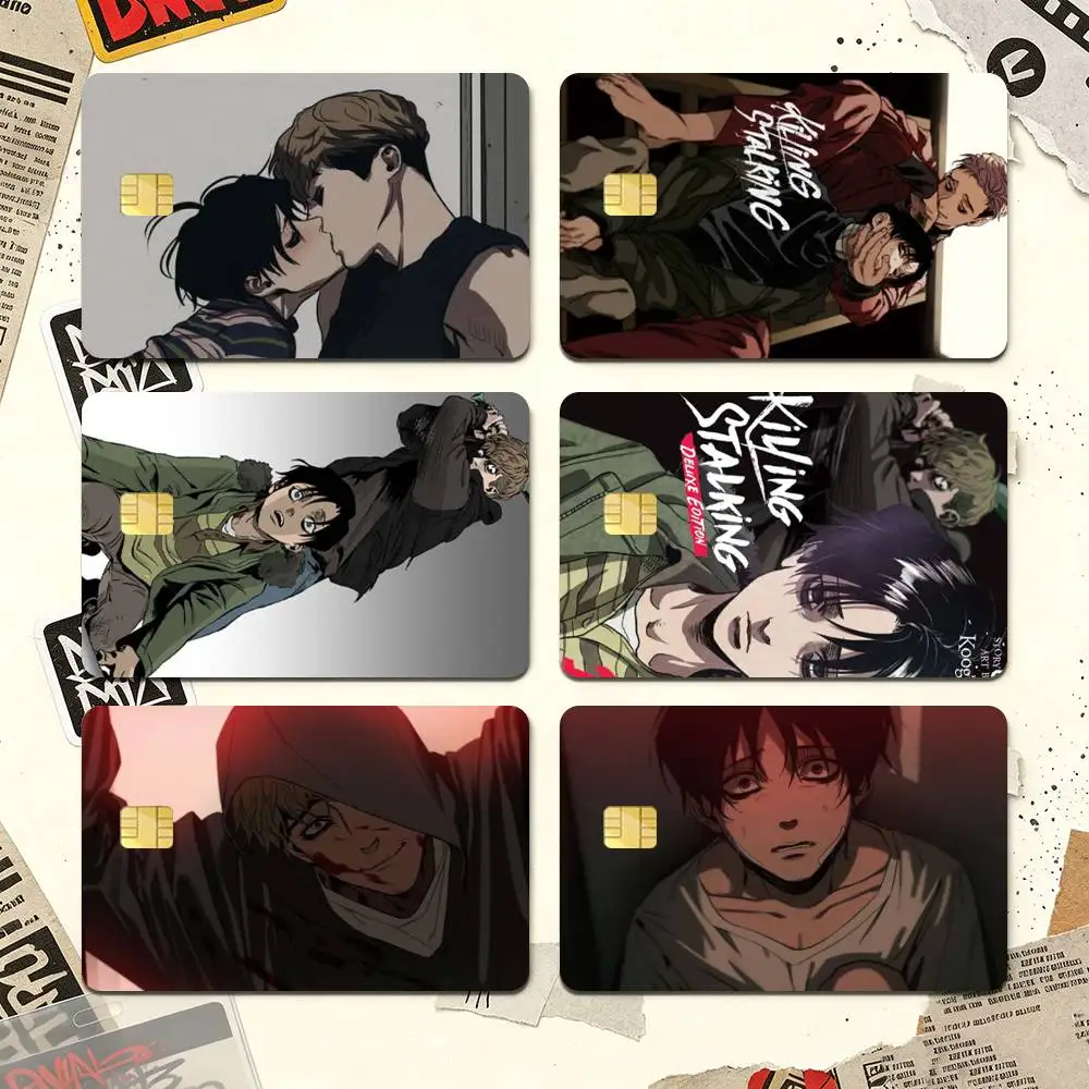K-Killing S-Stalking Korean Manga High Definition Matte PVC Film Tape | For Credit Card, Debit Card Stickers & Gift Decoration