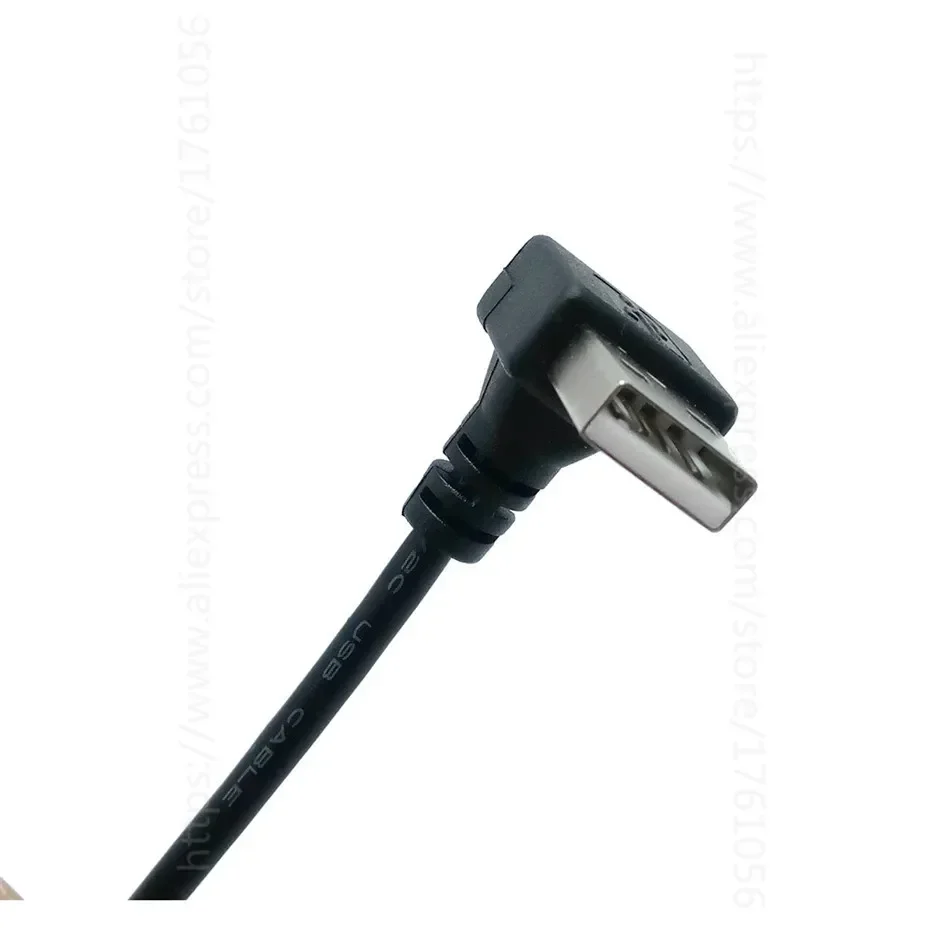 Extension Cable Male To Female Adapter USB 2.0 90 Degree 30cm Cord Right / Left /Up/Down Angle