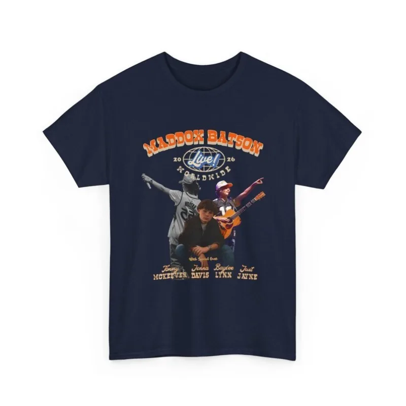 Maddox Batson Merch 2026 Unisex T-shirt Men Short Sleeve Tops fashion Tee Clothes Causal Y2K Tops