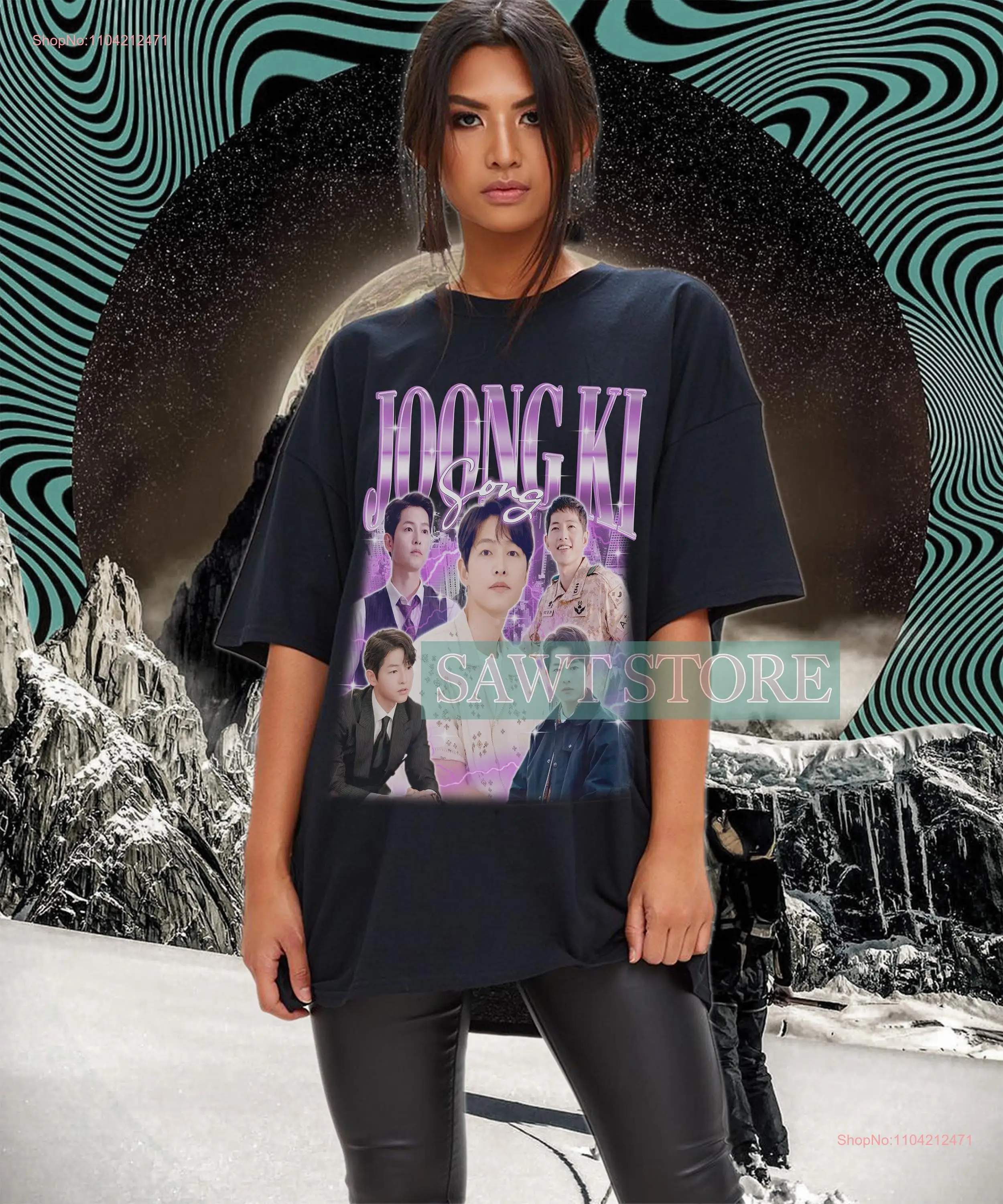 SONG JOONG KI Vintage T Shirt Homage Fan Retro 90s Merch  long or short sleeves