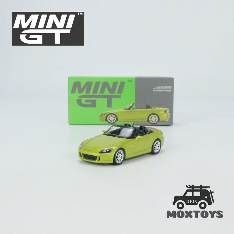 

Литая под давлением модель автомобиля MINI GT 1:64 S2000 (AP2) салатово-зеленого металлик с левым рулем