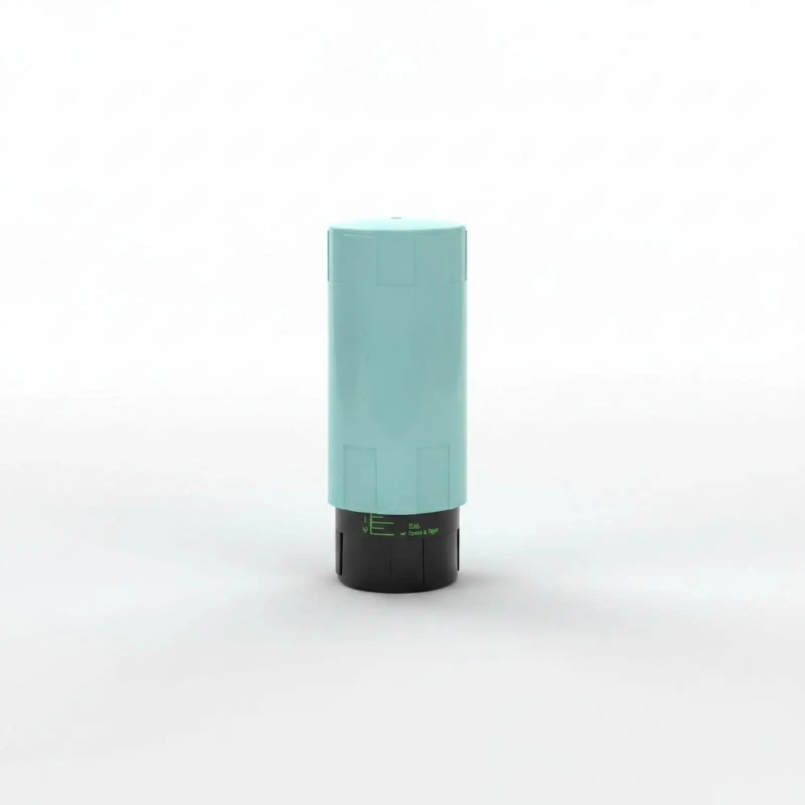 Tennis Canister for Ball Pressure Maintenance Two Part Cylindrical Container with Black Lower Section
