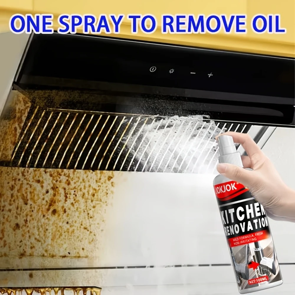 High-Efficiency Oven and Grill Grease Cleaner - Powerful Formula | Fast-Acting, Suitable for Metal Surface Restoration