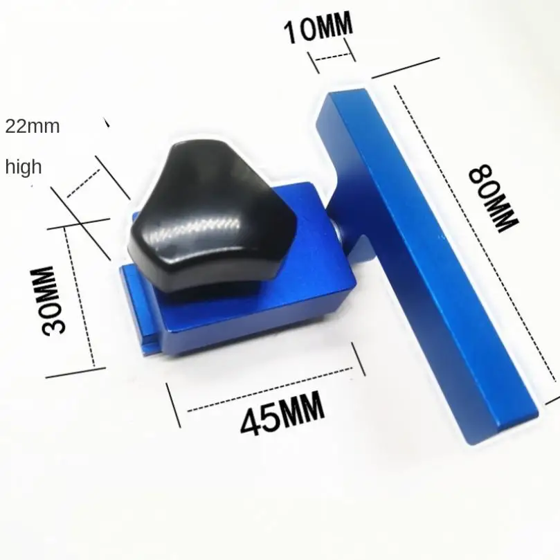 Woodworking T Slot Stopper Miter Gauge Fence Connector Alloy Miter Track Stop Block Saw Table Sliding Bracket Chute Limiter