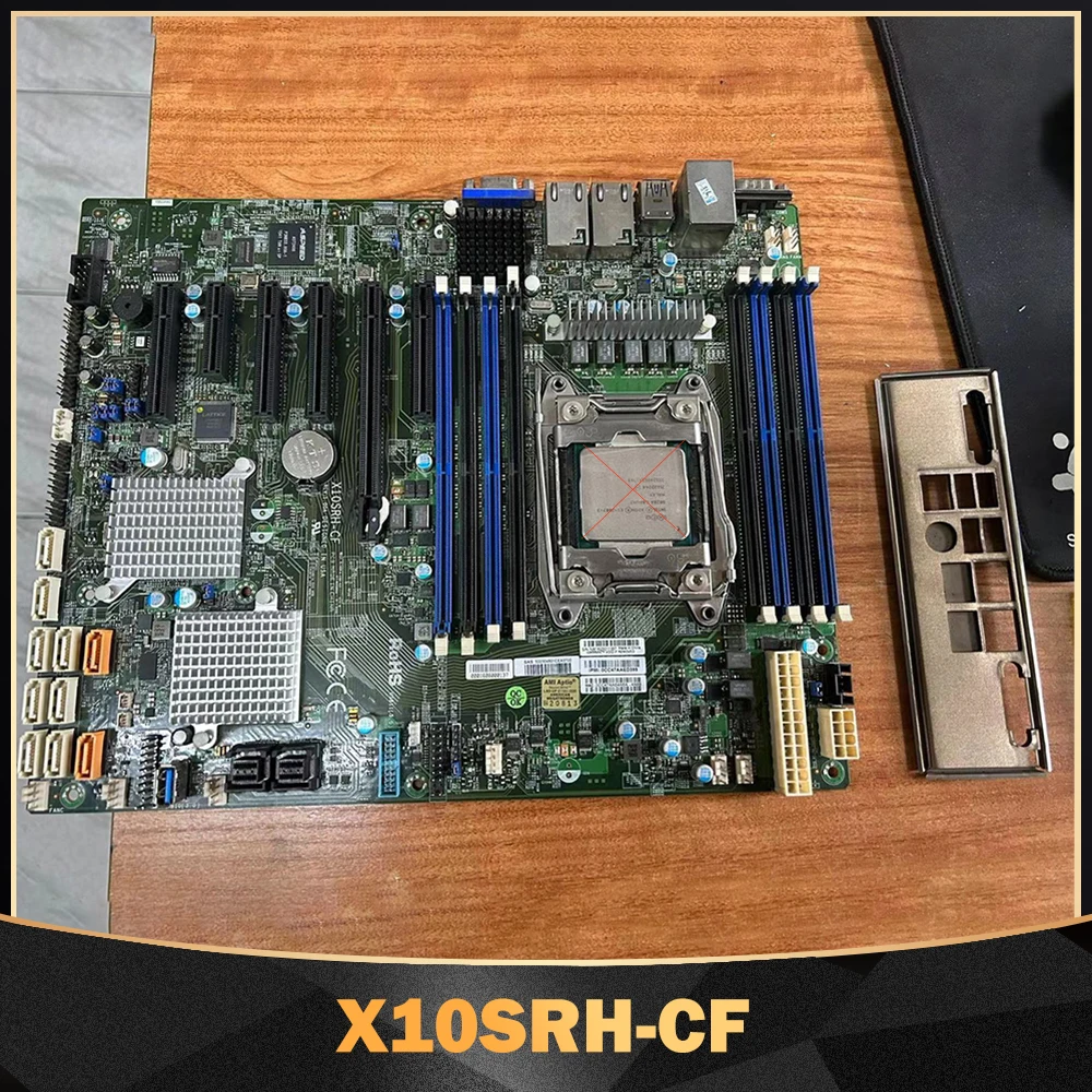 Server Motherboard LGA2011 DDR4 ECC E5-1600/2600 V3/V4 Family Processor For Supermicro X10SRH-CF