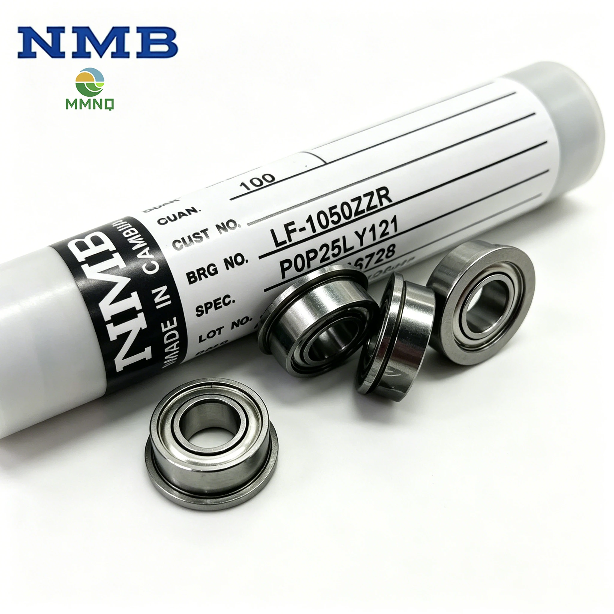 

20/50/100 шт. мини-фланцевых подшипников MF105/MF105ZZ 5x10x4 мм Minebea NMB LF-1050ZZ, промышленные радиальные фланцевые подшипники