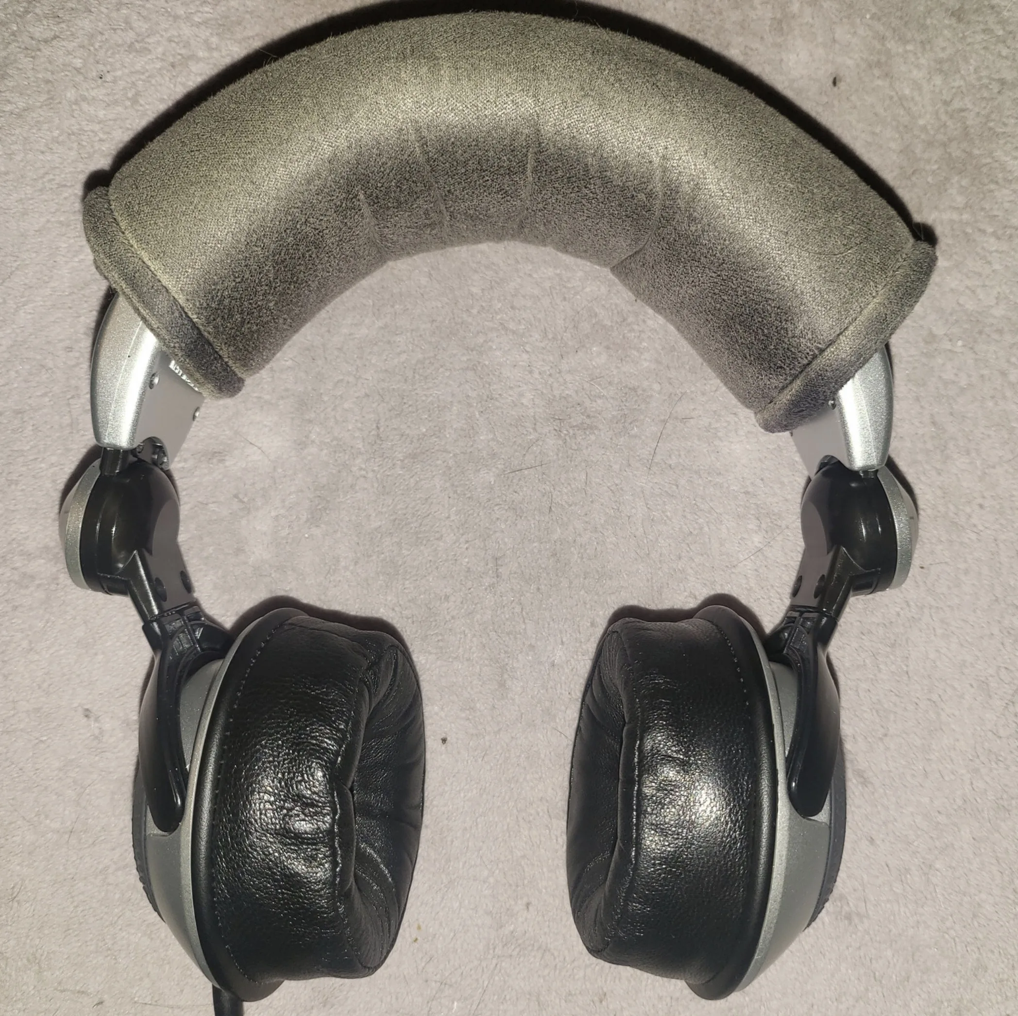 Амбушюры из овчины из пены с эффектом памяти для наушников Panasonic Technics RP-DJ1200 RP-DJ1205 RP-DJ1210