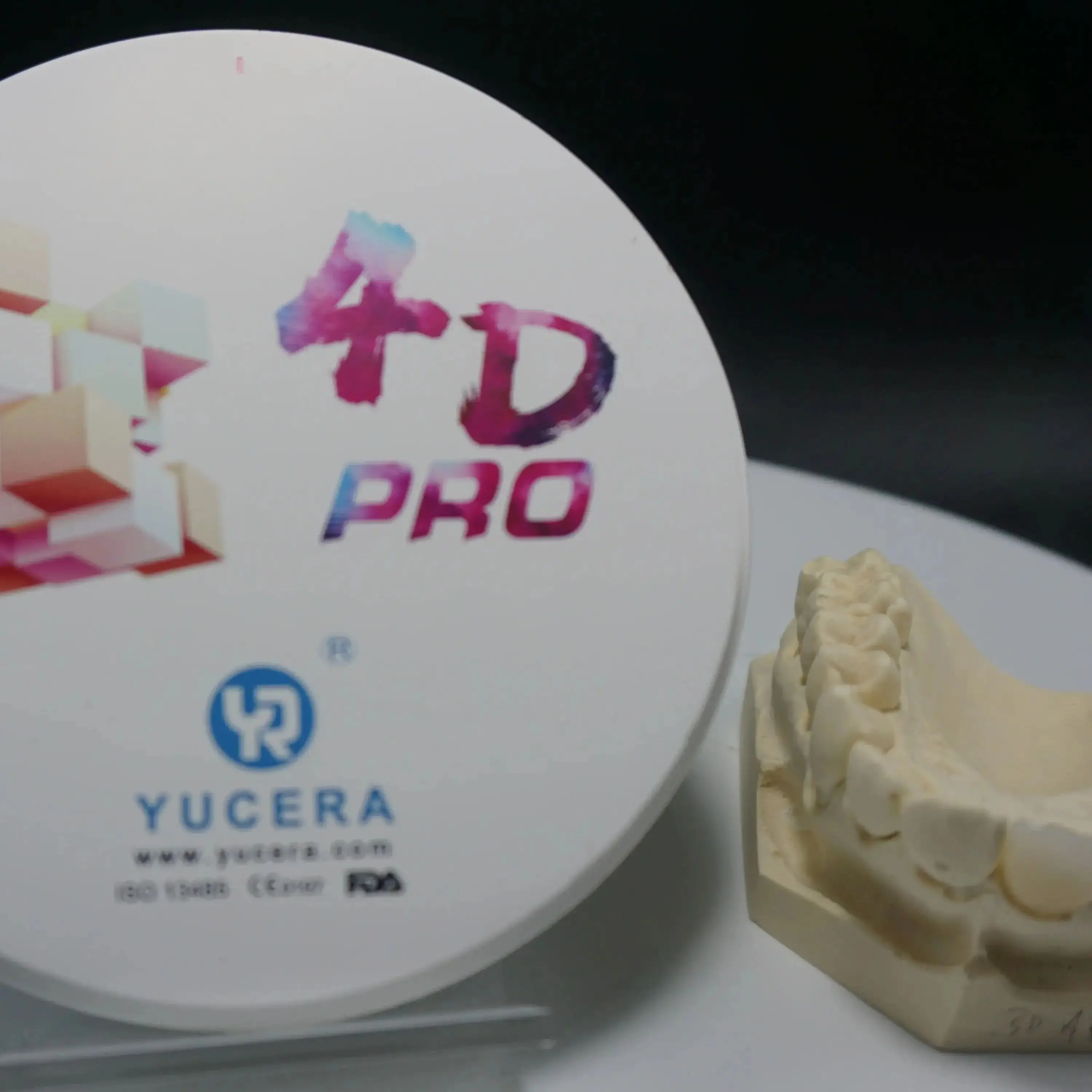 Yucera hot sale 98X18mm 4D Explore multilayer dental zirconia blocks with CE ISO dental zirconia multilayer