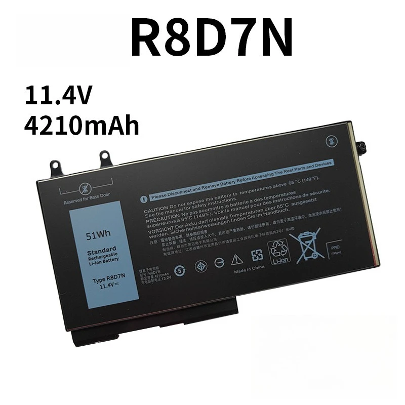 11,4 V 4210 mAh Nueva batería para portátil Dell Precision M3540/3540 |   Compatible con R8D7N, 1V1XF |   Nuevo