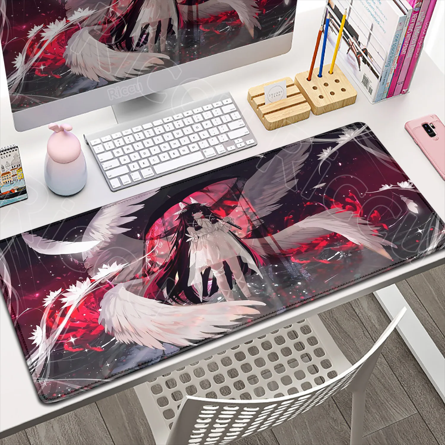 

HD Printing Pretty Girl Columbina Mouse Pad Gaming Genshin Impact Computer XXL Non-slip Rubber Mousepad PC Laptop Anime Desk Mat