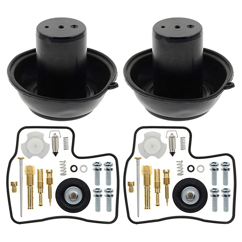 5X Repair Kit Carburetor Diaphragm Plunger With Needle For Honda Steed Shadow VLX 400