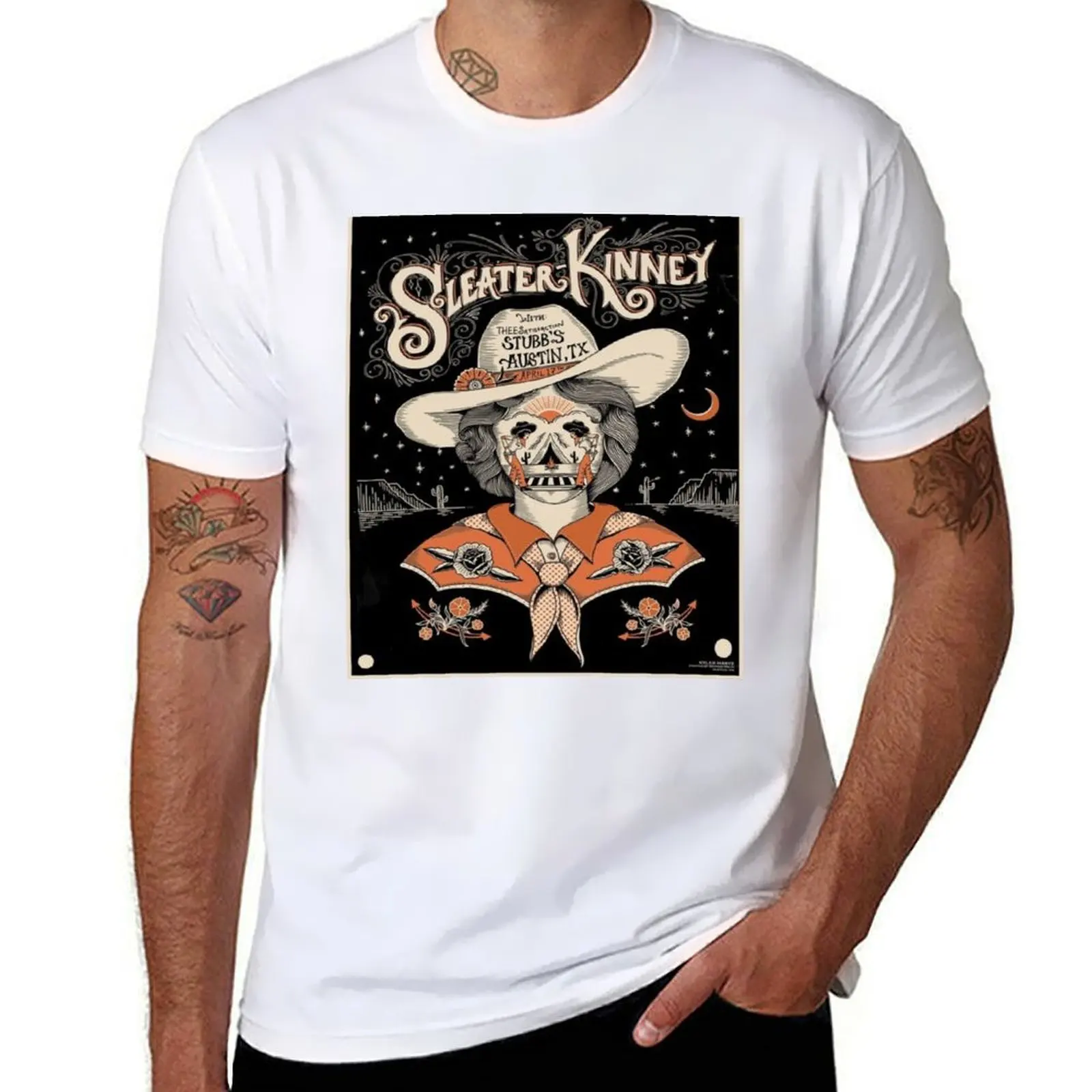 

Sleater Kinney T-Shirt t shirts cotton 100% printed t shirts for man T-Shirt