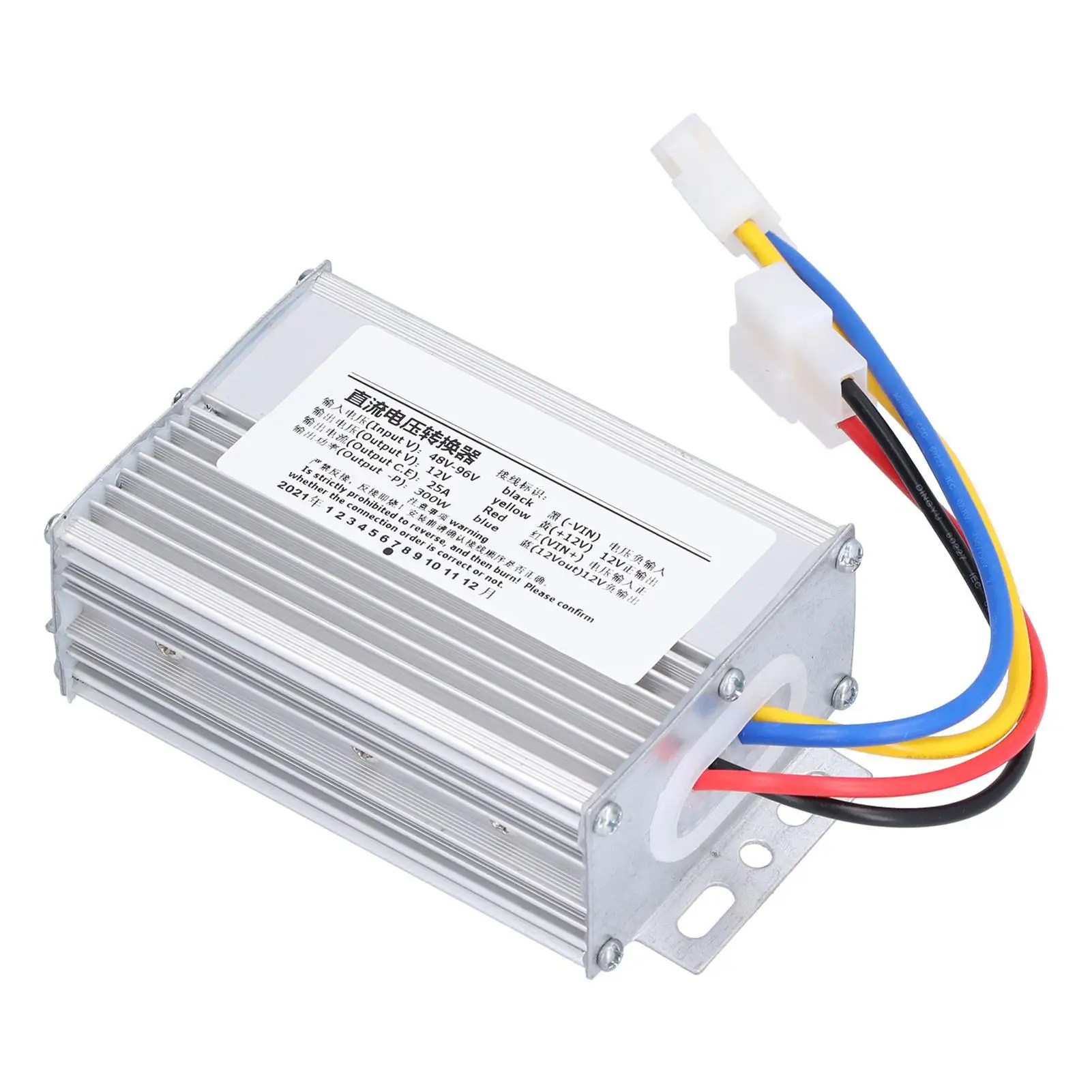 300W 25A DC-DC Voltage Converter 48-96V to 12V Waterproof Power Supply Transformer, Efficient & Durable