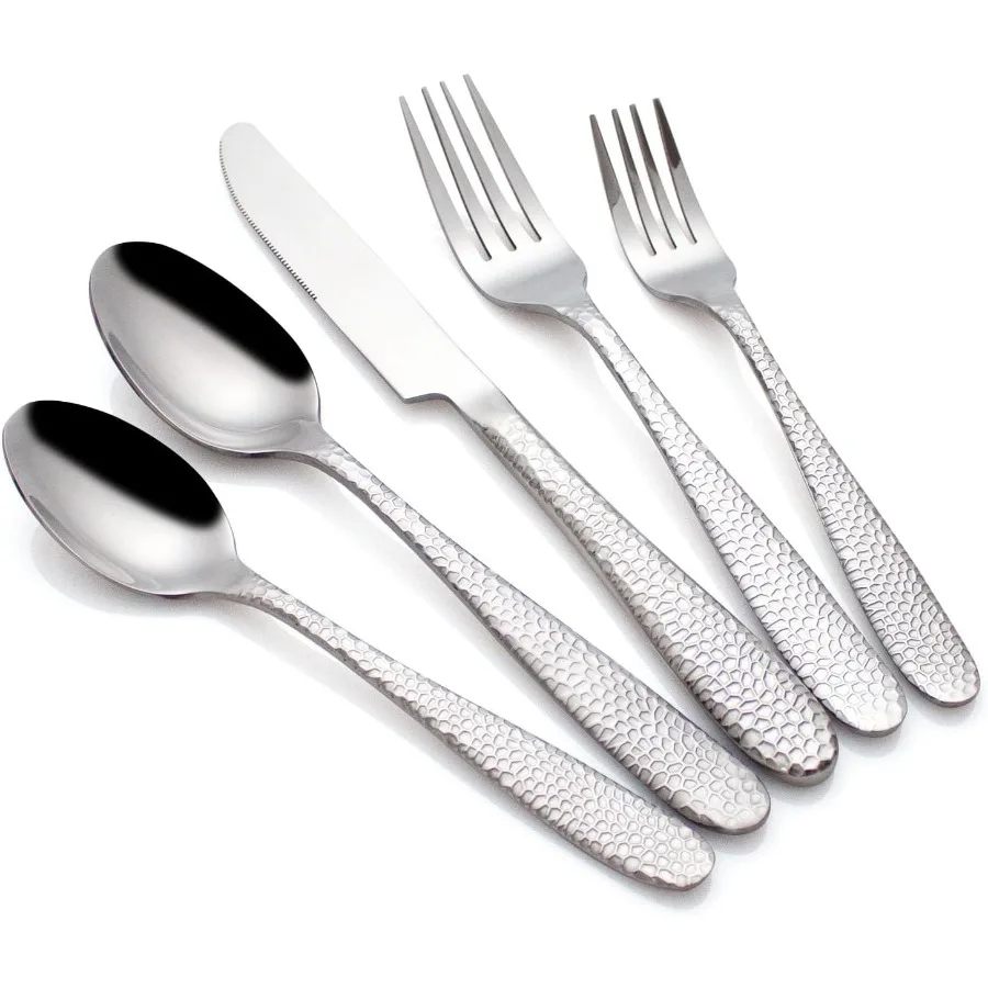 

Набор столовых приборов CITESANA, 20 предметов, сверхмощный набор столовых приборов из нержавеющей стали с зеркальной полировкой, набор столовых приборов, сервиз столовых приборов f