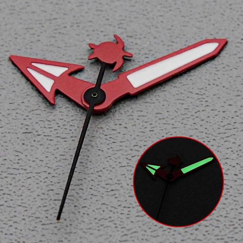 

NH35 NH36 Watch Hands Green Luminous Hands Compatible with SKX007 SRPD Watch Models, Suitable for NH35 NH36 4R35 7S26 Movements