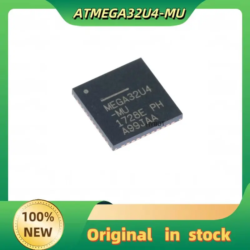 5pcs/1pcS 100% NEW ATMEGA32U4-MU VQFN-44 ATMEGA32U4 ATMEGA32 ATMEGA32U Chip Microcontroller 8-bit 16MHZ IC Integrated Circuit