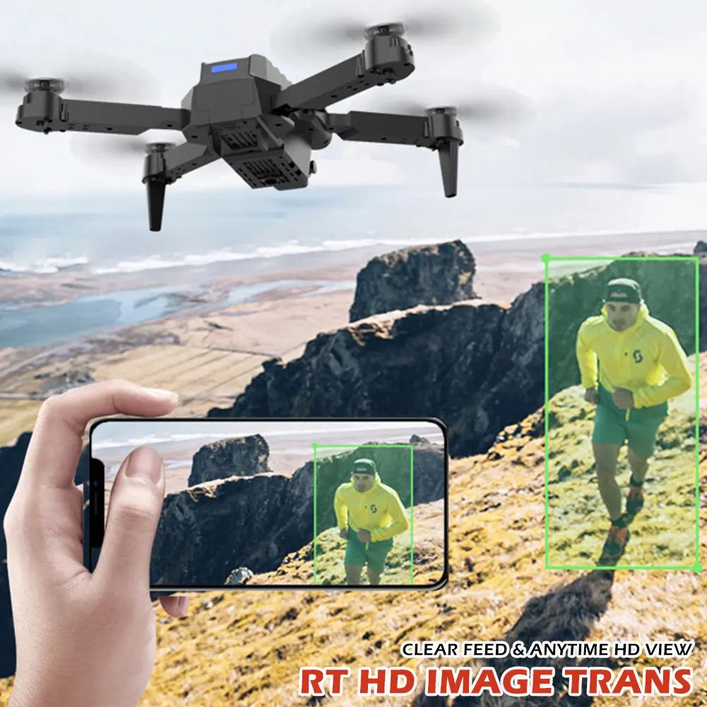E99 Pro المهنية واي فاي طائرة بدون طيار FPV زاوية واسعة HD 4K كاميرا الارتفاع عقد طوي أجهزة الاستقبال عن بعد لعبة أطفال هدية