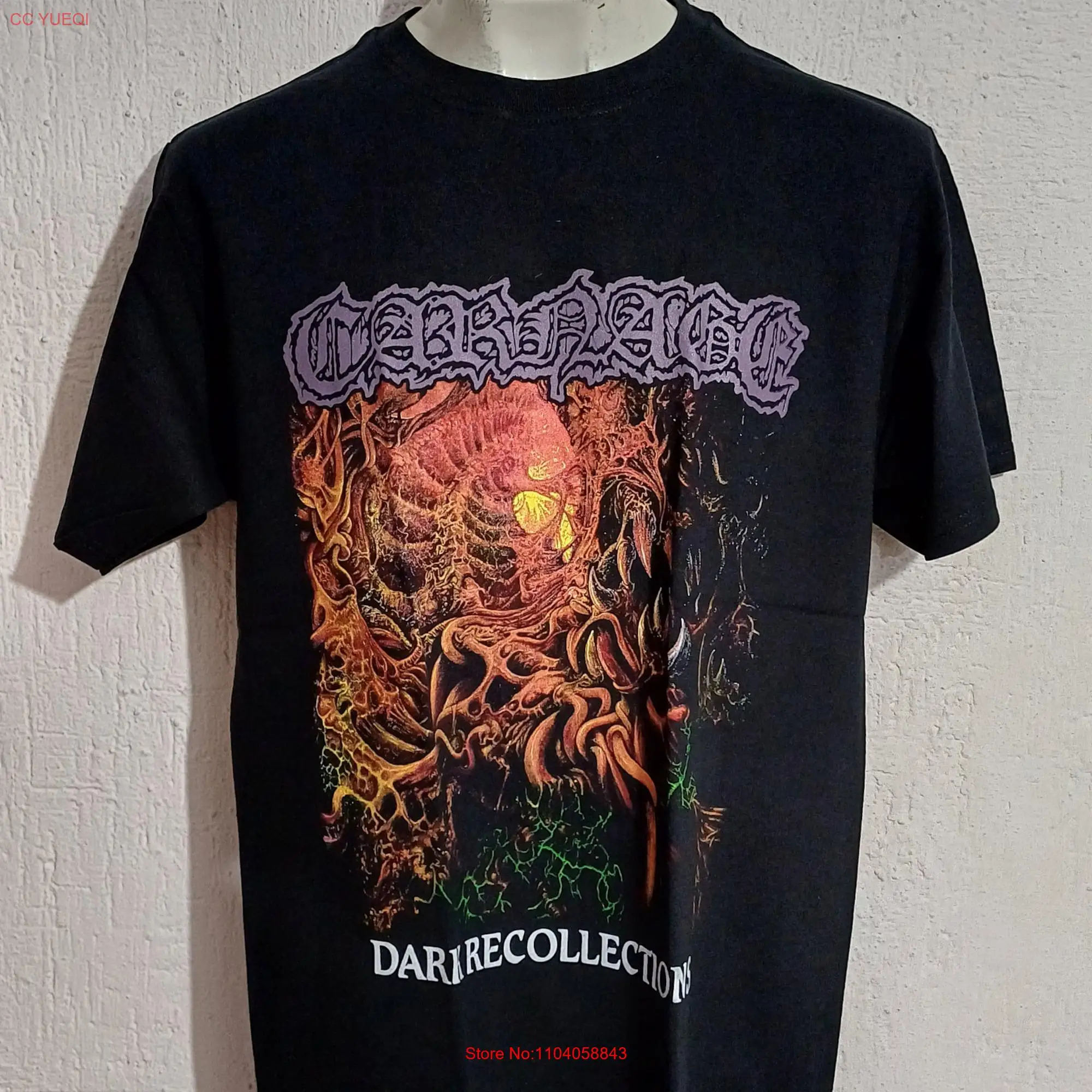 Carnage dark recollections T shirt death metal entombed unleashed dismember long or short sleeves