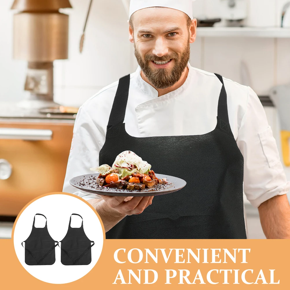 

15 Pcs Disposable Apron Non woven Thickened BBQ Grilling Cooking Painting Water resistant Protective Adult Kids Festival