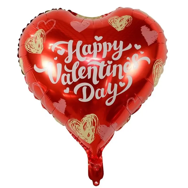 18 inch confession, Valentine's Day, wedding party decorations, aluminum foil balloons. Happy Valentine's Day, I love you