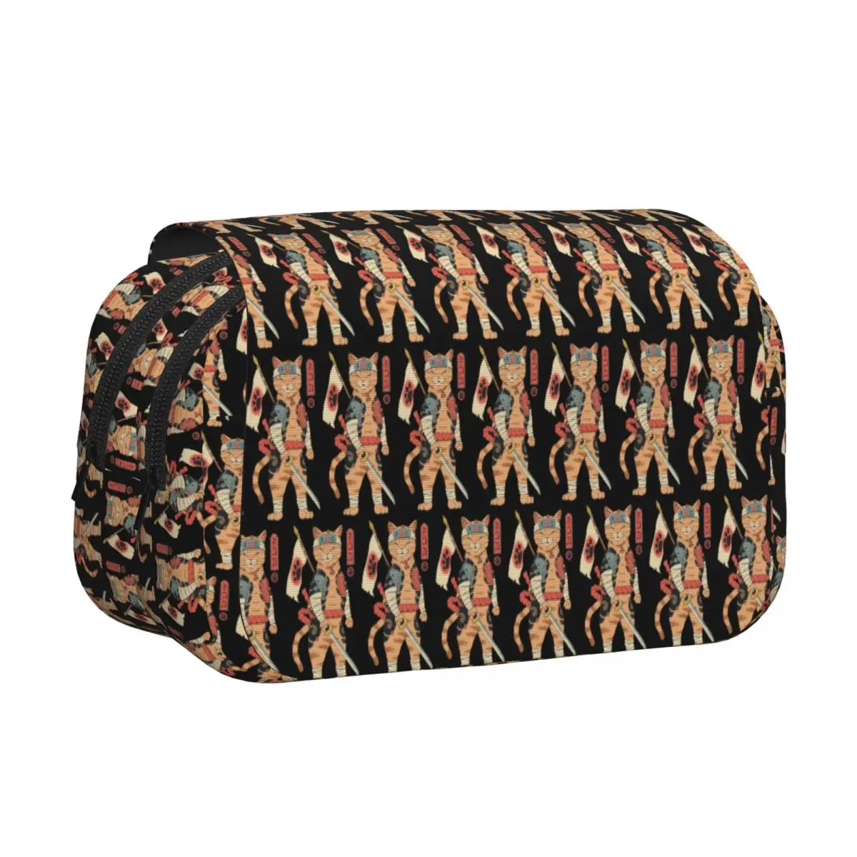 Neko Japanese Shinobi Cat Pencil Case Pencil Pouch Hard Shell Leather Large Storage Pen Box Pencil Bag for Boys Girls School
