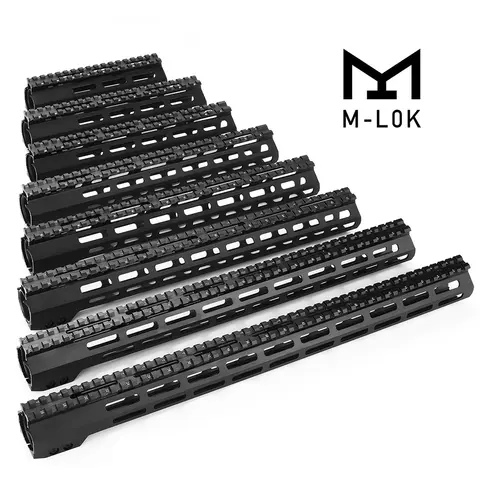 Nylon 5.25/6.7/9.5/10Inch HK416 AR15 M4 M16 Rifle Airsofts M-LOK Handguard NSR for Hunting Tactical Rifle Scope Picatinny Rail