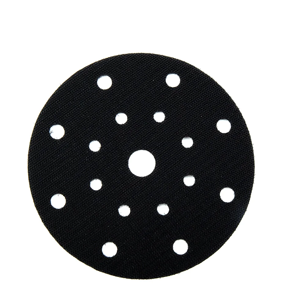 1Pc 17 Holes Soft Sponge Interface Pad 6 Inch 150 Mm Sanding Pads Backing Disc Hook & Loop Sanding Discs For Polisher