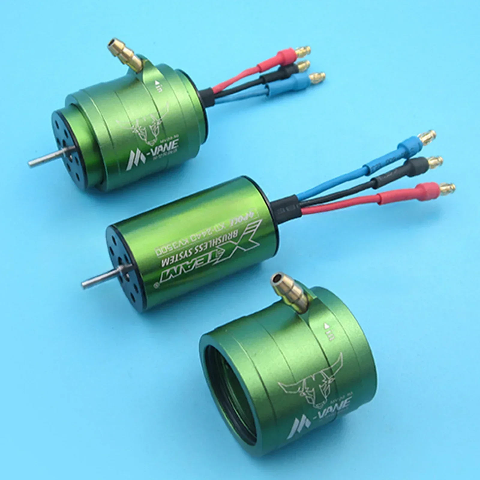 2440 KV3500 Brushless Motor + D24mm Water Cooling Jacket for RC Boat Jet Marine upgrade parts for RC models