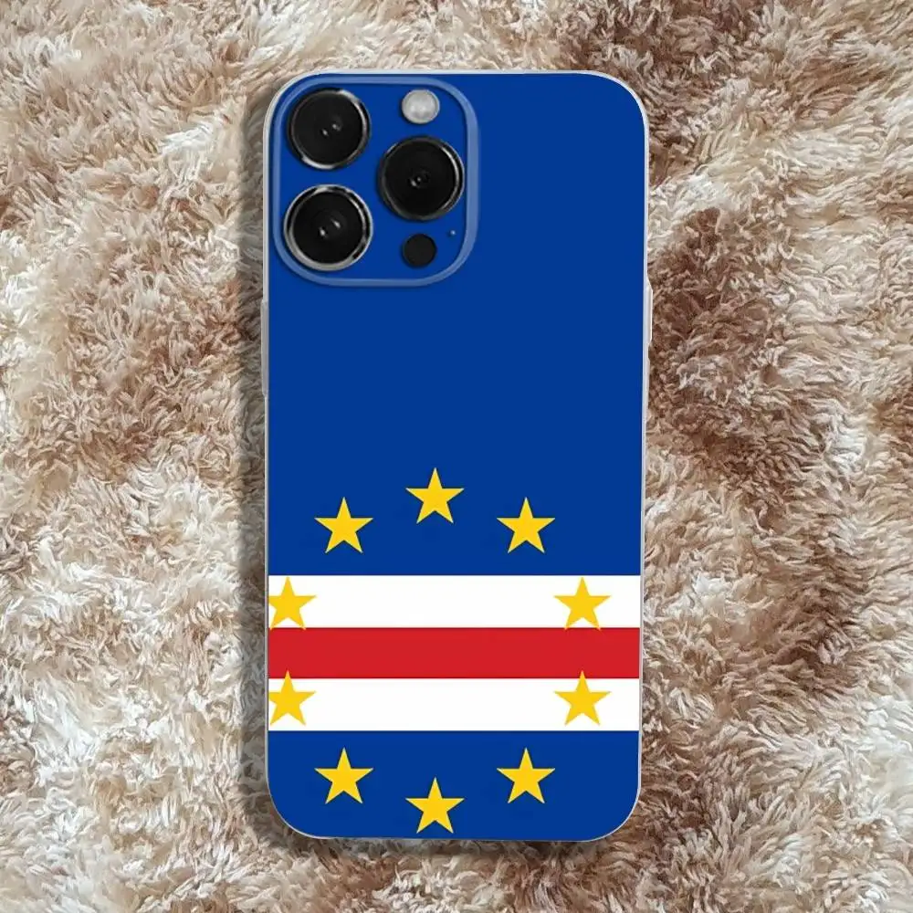 Casing HP Cape Verde Untuk iPhone 17,16,15,14,13,12,11,Pro,Max,Plus,E,SE4,Air,Mini Transparan