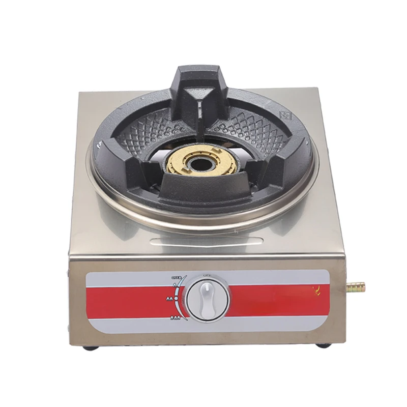 Raging Fire Stove Single Desktop Gas Stove Single Burner Stove Energy-Saving Commercial Medium Pressure Fierce Fire Stove