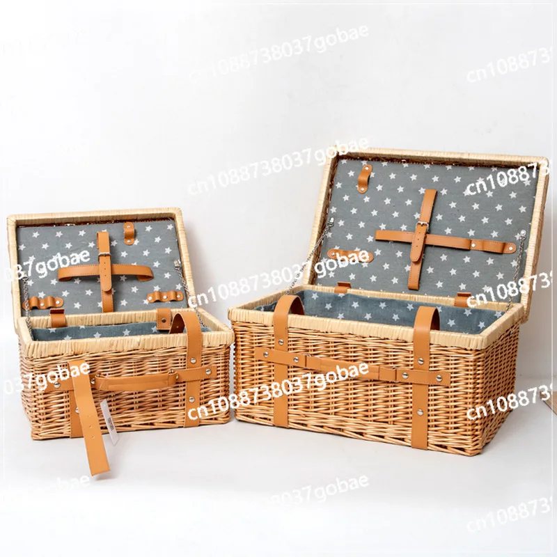 

Picnic Basket Large Capacity Hand Woven