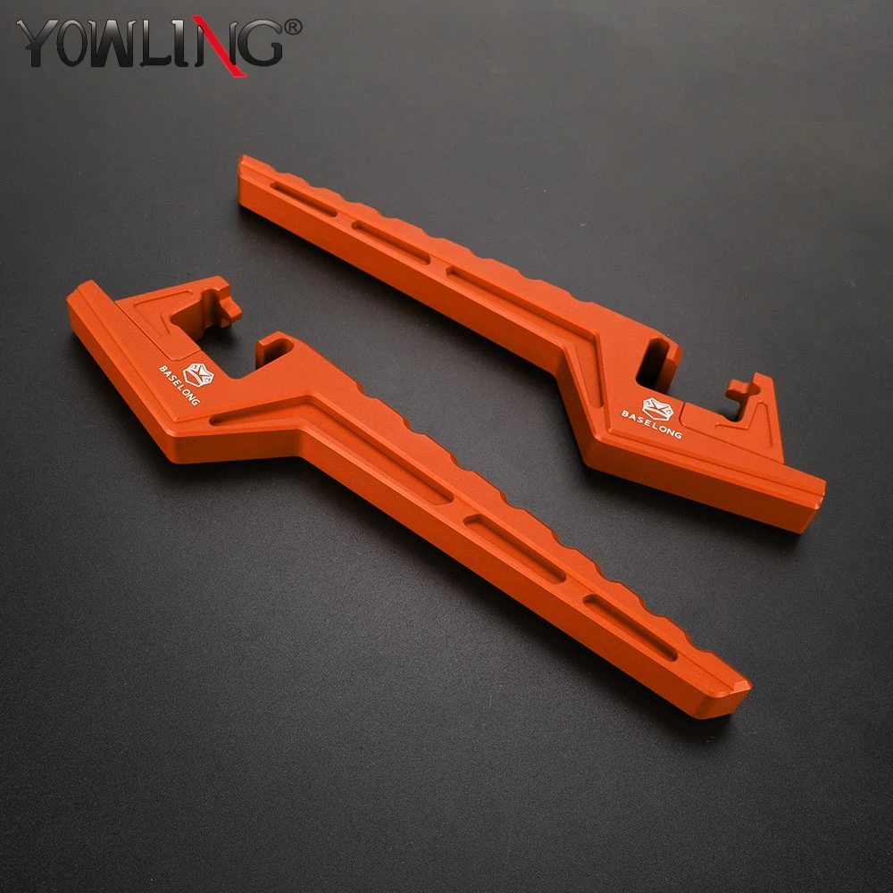 

For 125 200 250 350 380 400 450 520 525 530 EXC MXC CNC Aluminium Front Passenger Footpegs Extensions Motorcycle Accessories