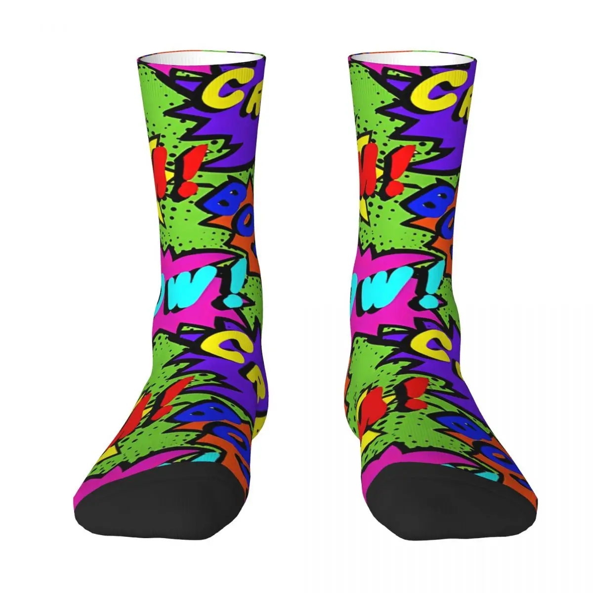 Calcetines divertidos con estampado 3D para hombre y mujer, calcetín Unisex con efecto de sonido y burbujas, estilo Casual