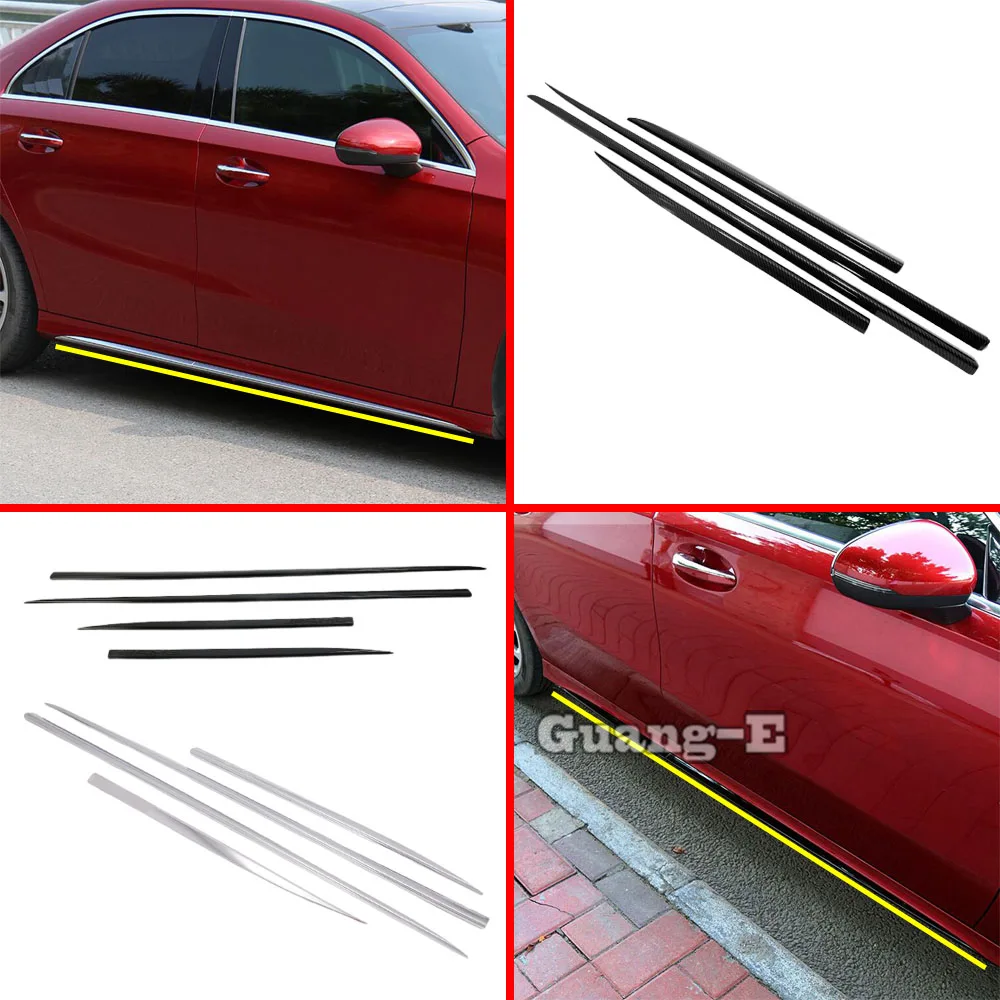 

Car Cover Protection Side Body Door Trim Stick Strip Molding Stick For Benz A Class W177 A180 A200 A250 2019 2020 2021 2022 2023