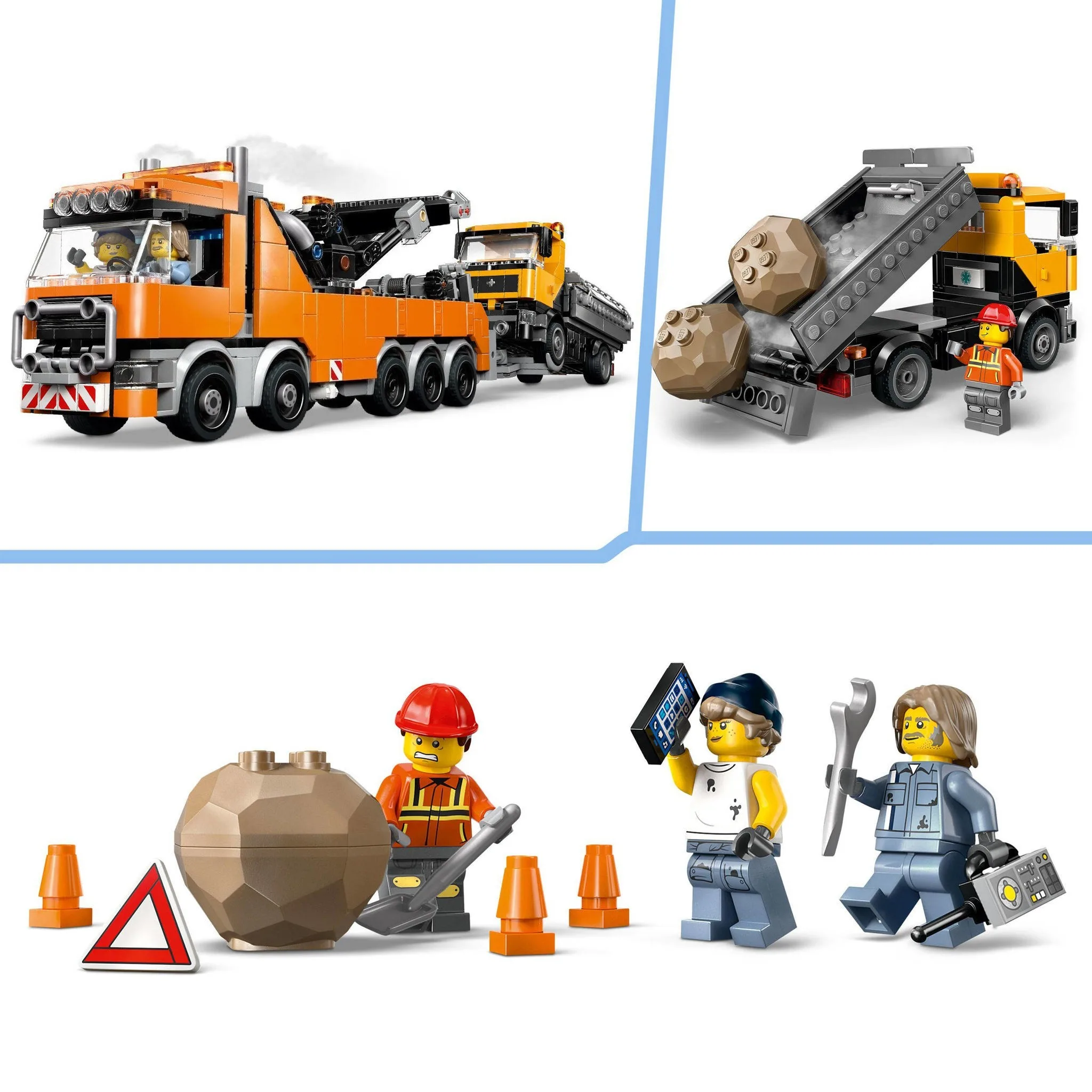 793 novos produtos (em estoque) Trailer City Rescue 60467 adequado para adultos e crianças presentes de aniversário de Natal brinquedos de quebra-cabeça