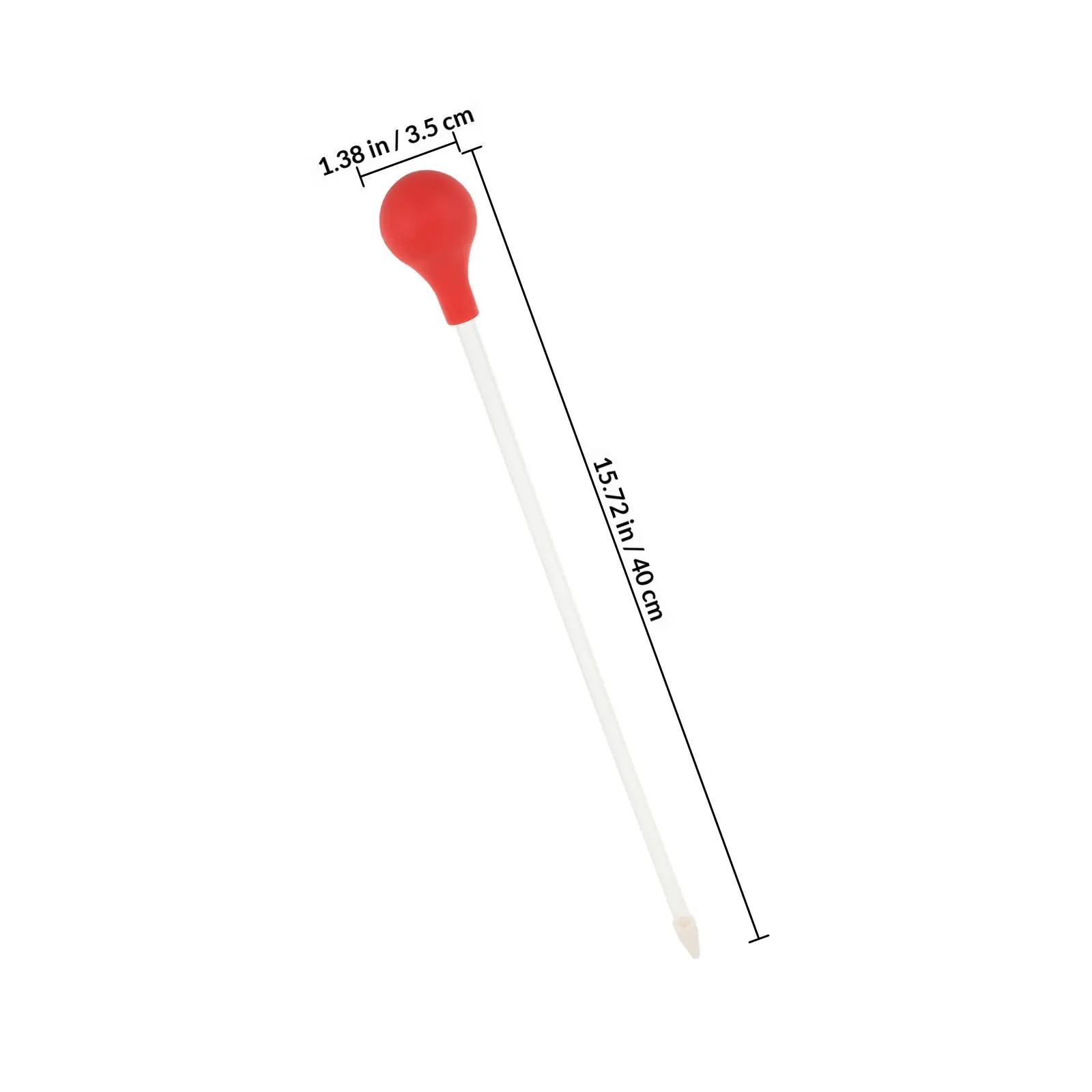 Coral Feeder Tube with Soft Silicone Head for Aquarium Coral Feeding, Liquid Fertilizer Dispenser & Waste Remover