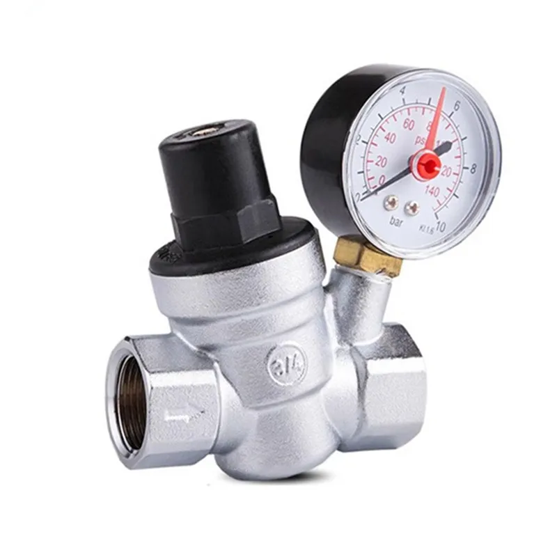 

water pressure regulator with Gauge pressure maintaining valve Tap water pressure reducing valve Material: brass DN15 DN20