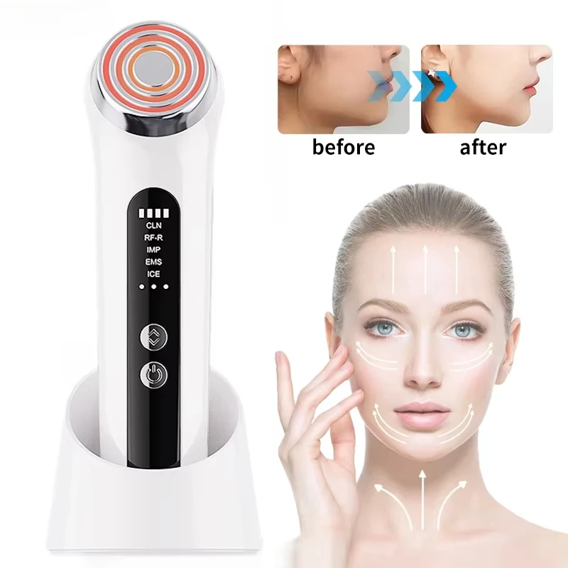 Micro Current V-Facial Massager EMS Face Lifting Device Skin Tighten Machine Anti-Wrinkle Removal Face Skin Care Beauty Device