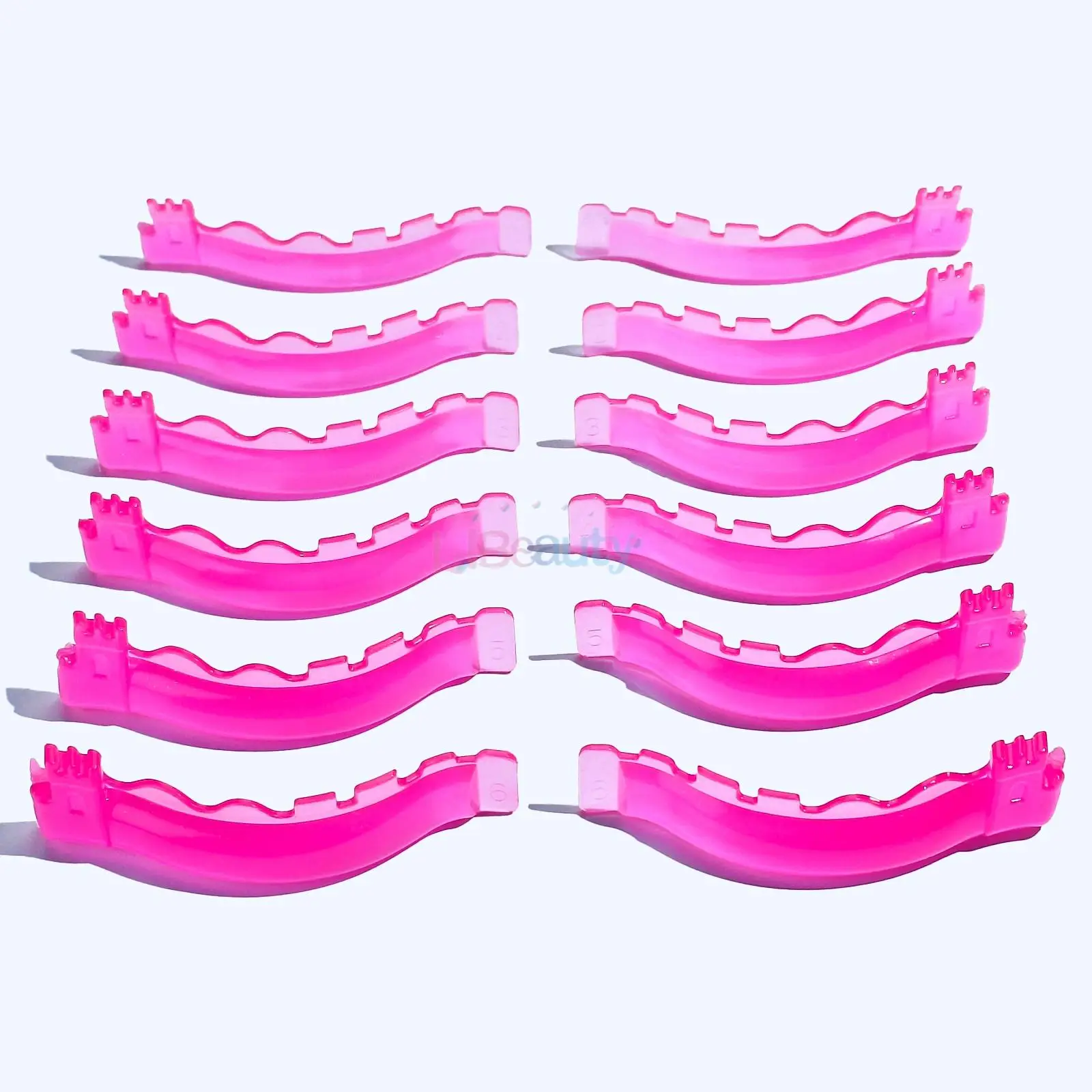 

Libeauty, 6-парный комплект для подъема ресниц, силиконовая подушечка для ламинирования, многоразовые стержни для завивки ресниц, 3D аксессуары для завивки ресниц, инструмент для красоты