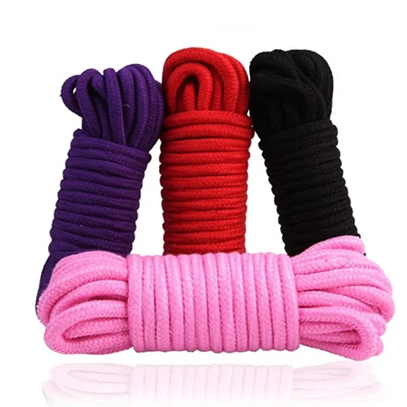 5M Cotton Rope Adult Sex Accessories Slaves BDSM Bondage Soft Rope Adult Games Binding Rope Role-Playing Couples Sex Strap strap