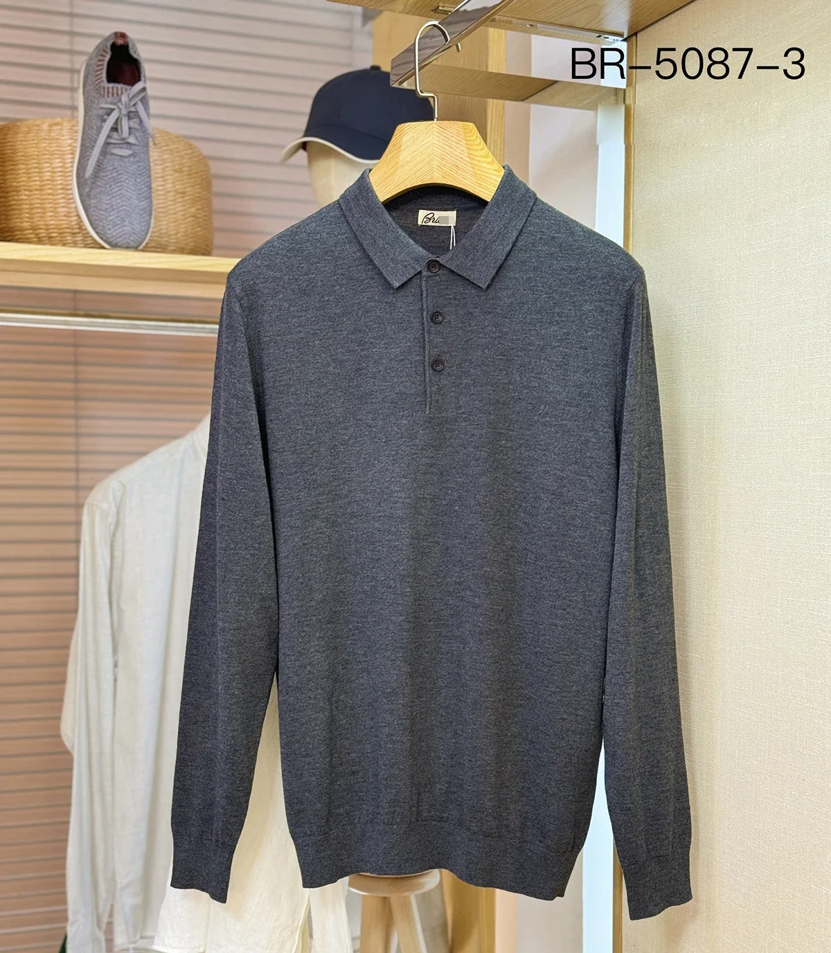 

2024DIKU Sweater Cashmere Men's 2025 New Warm Knitting Casual Elasticity Button High Quality Big Size M-4XL